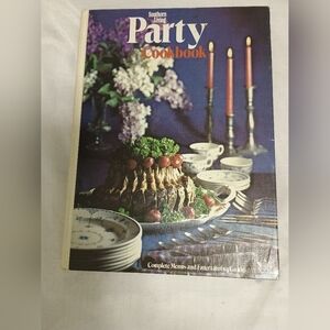 Vintage 1972 Southern Living Party Cookbook and Entertaining Guide As Is